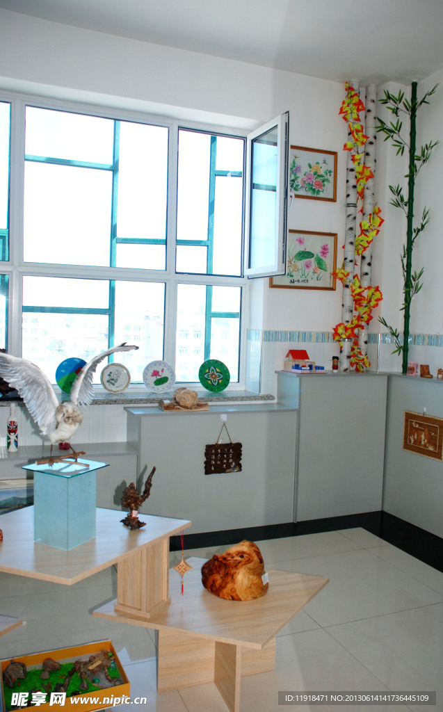 教学楼美术展览厅