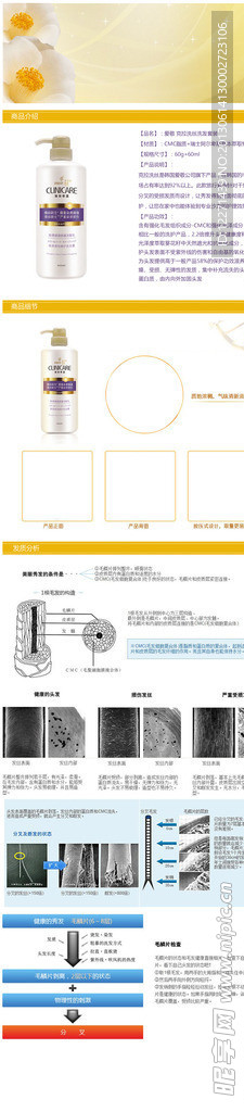 淘宝洗发水网页模版