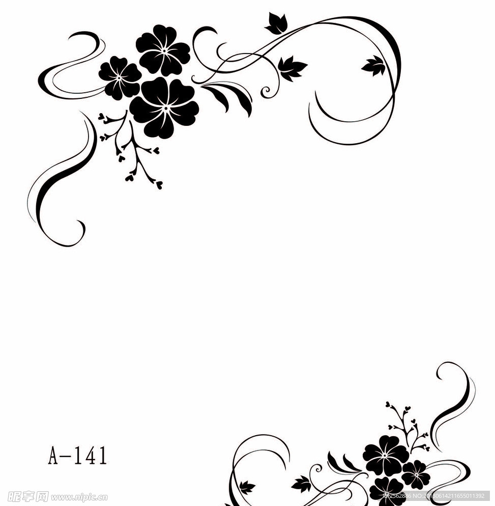 矢量花纹