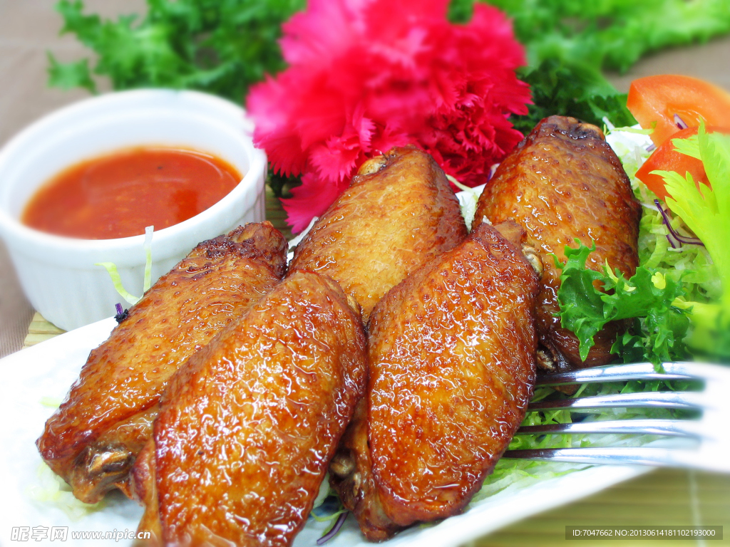 辣味鸡中翼