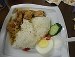 盖饭 套餐 米饭鸡蛋