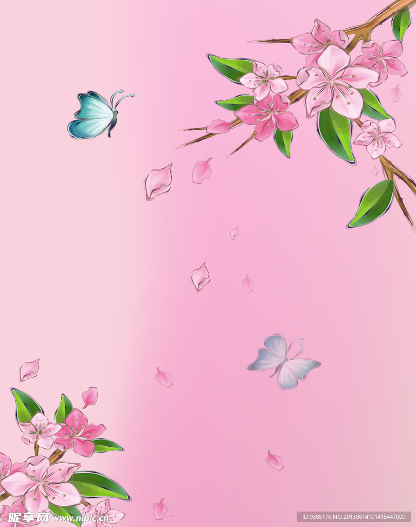 花朵手绘