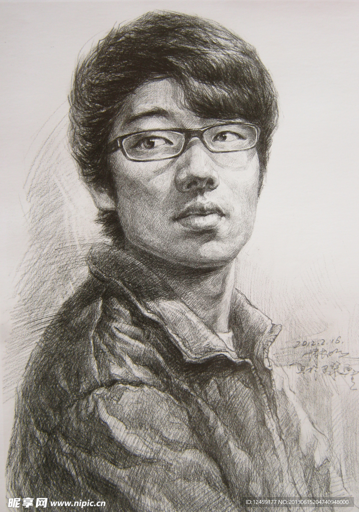 素描头像