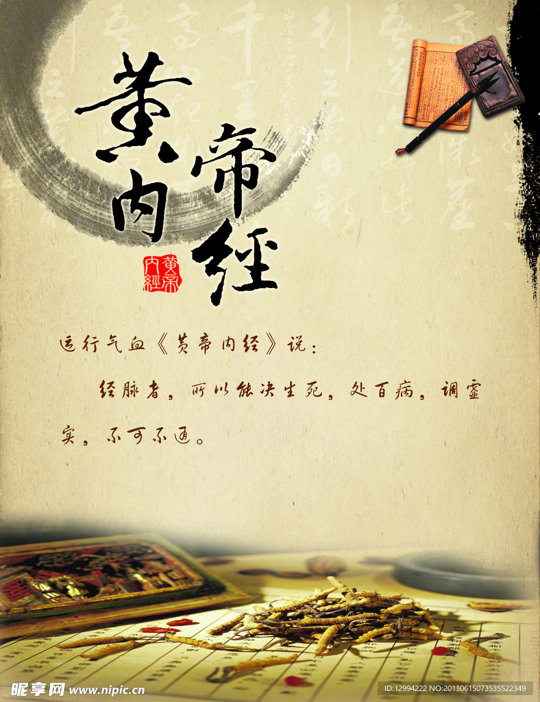 黄帝内经展板