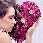 鲜花美人