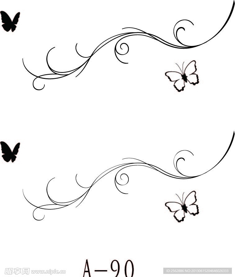 矢量花纹
