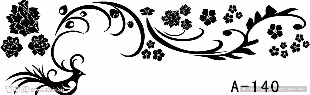 矢量花纹