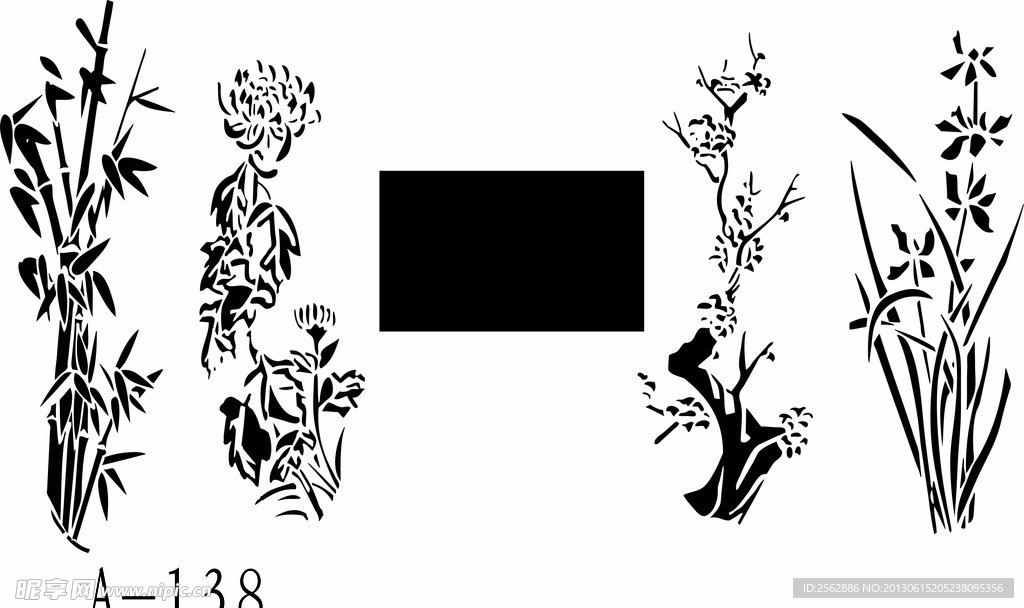 矢量花纹