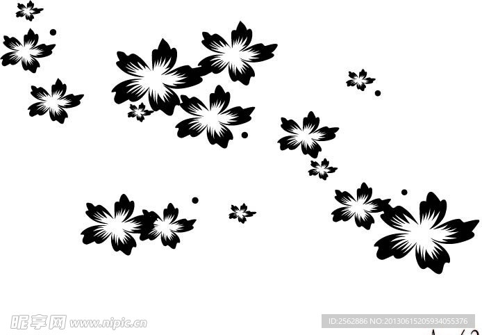 矢量花纹