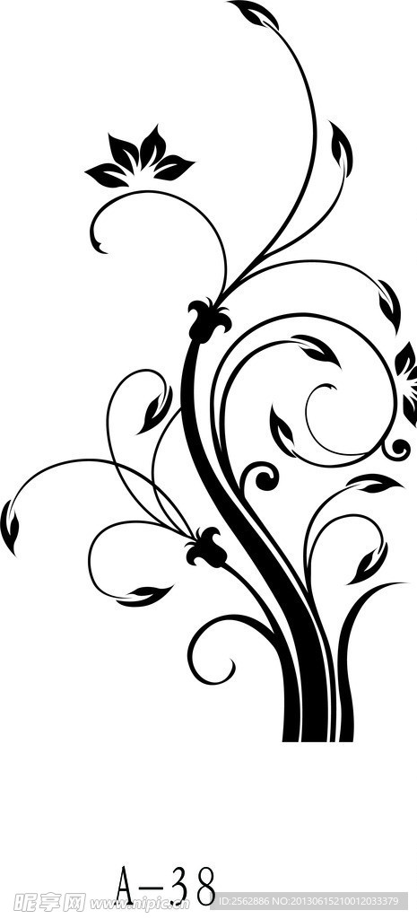 矢量花纹