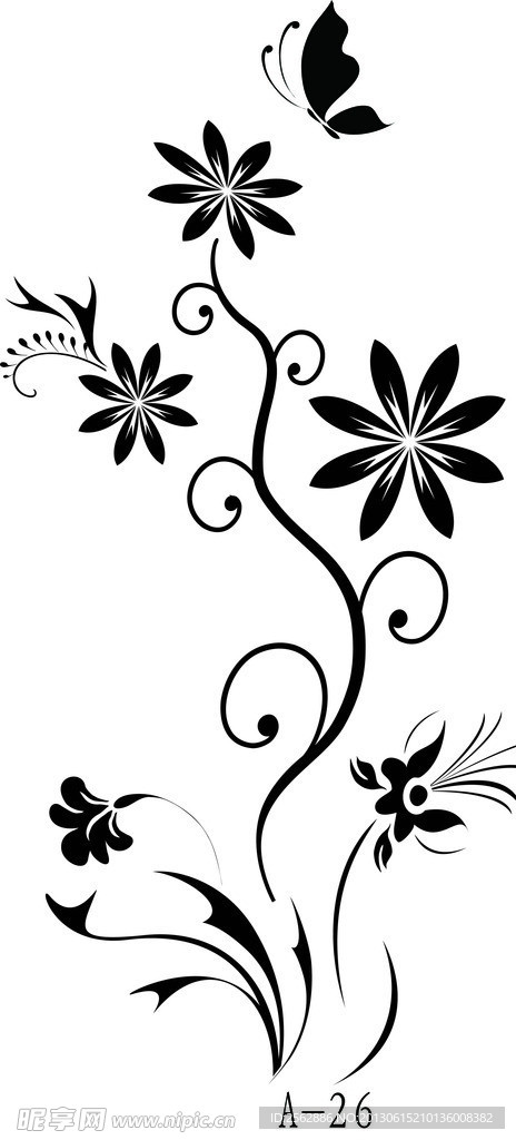 矢量花纹