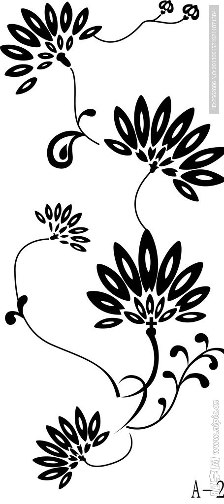 矢量花纹