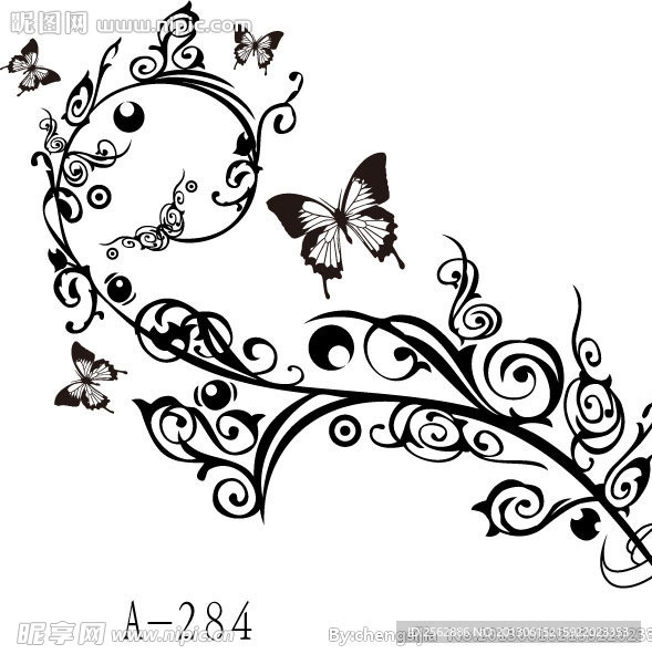矢量花纹
