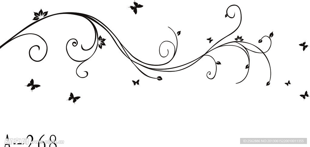 矢量花纹