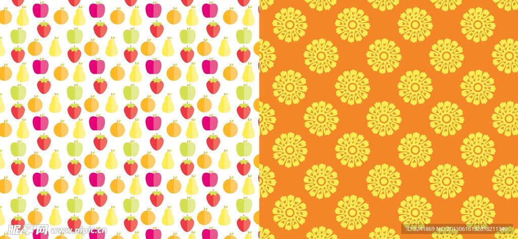 水果向日葵桌布
