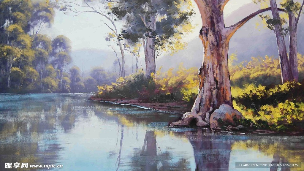 油画风景