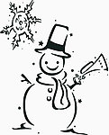 雪人插画设计
