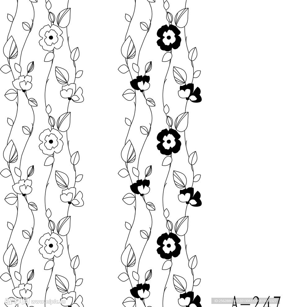矢量花纹