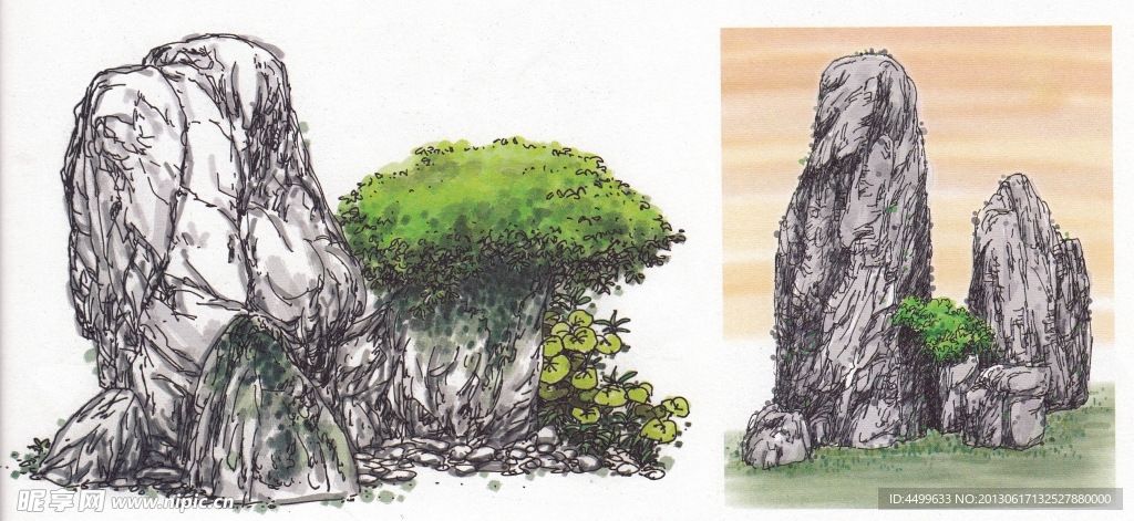 水彩风景