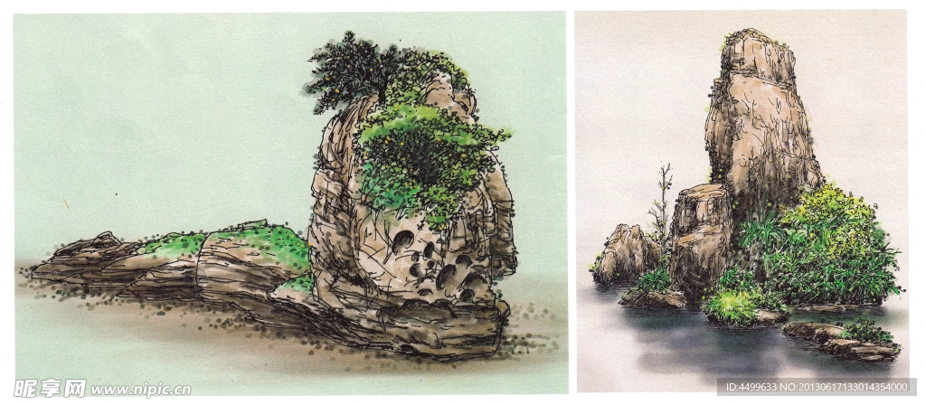 水彩风景