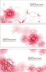梦幻花朵背景