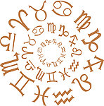罗马文体十二星座符号