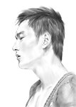 男头像素描