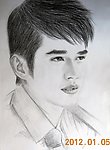 男头像素描