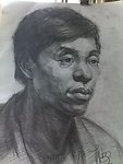 男头像素描
