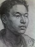 男头像素描