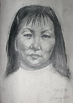 女头像素描