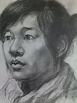 女头像素描