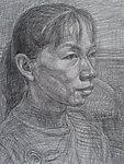 女头像素描