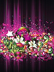 潮流花纹