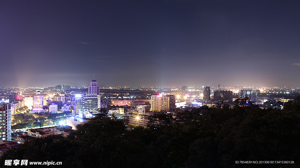 顺德大良夜景