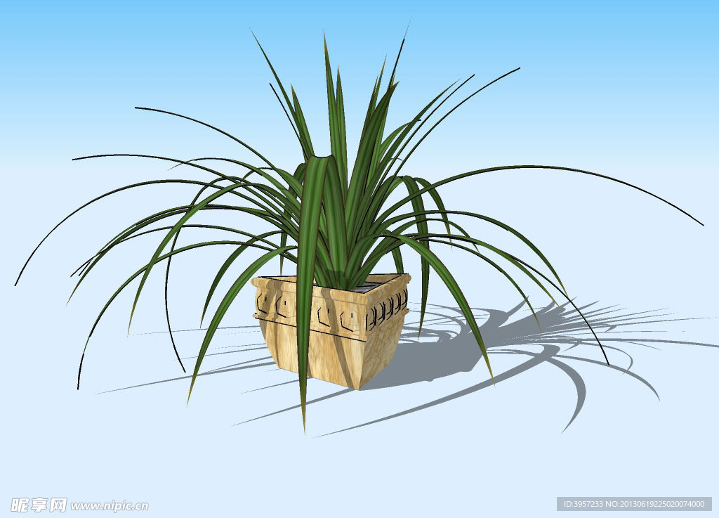 盆景3D模型
