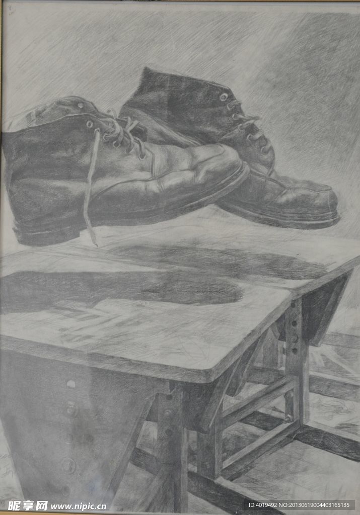 素描静物