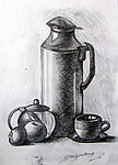 素描静物