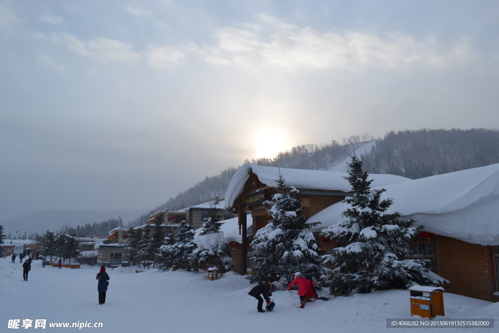 雪乡早晨