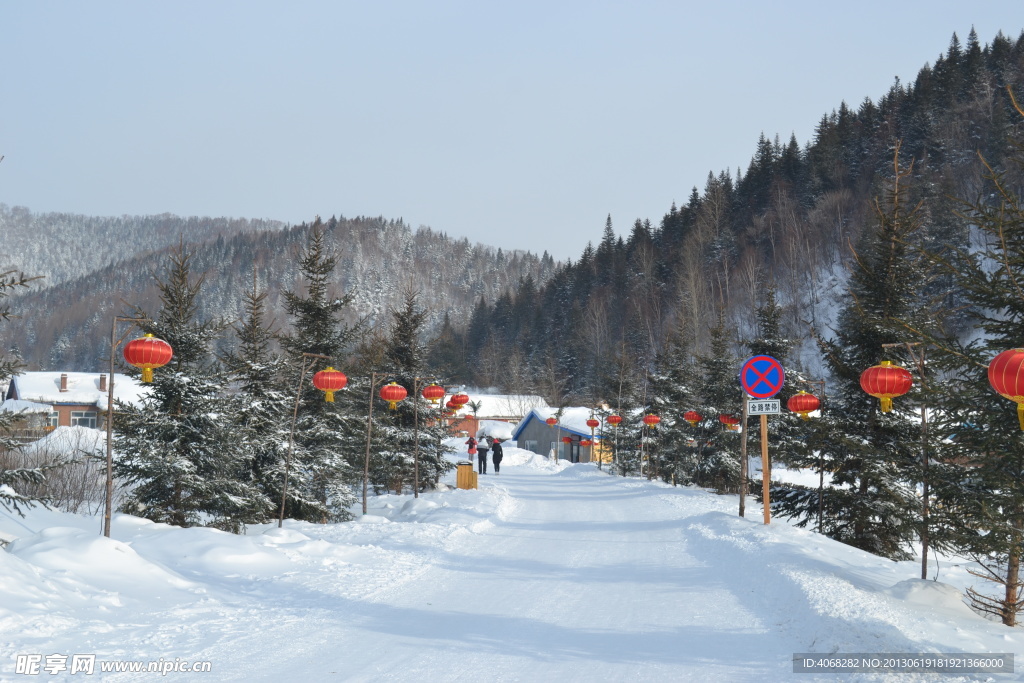 雪乡道路