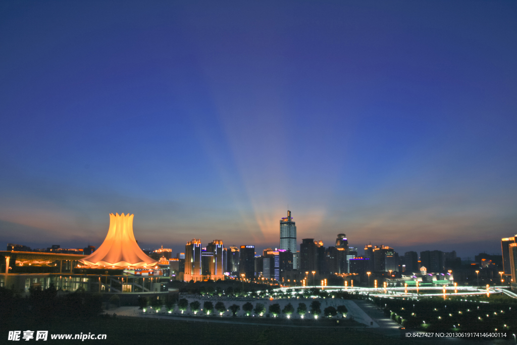 南宁夜景 城市