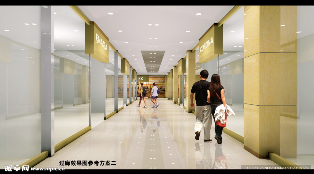 走廊效果图