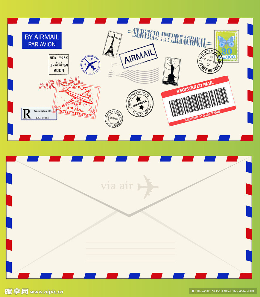 邮戳 邮票