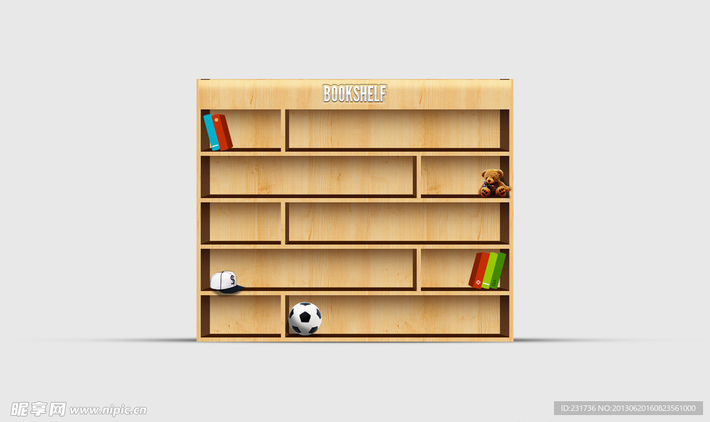 木质书柜