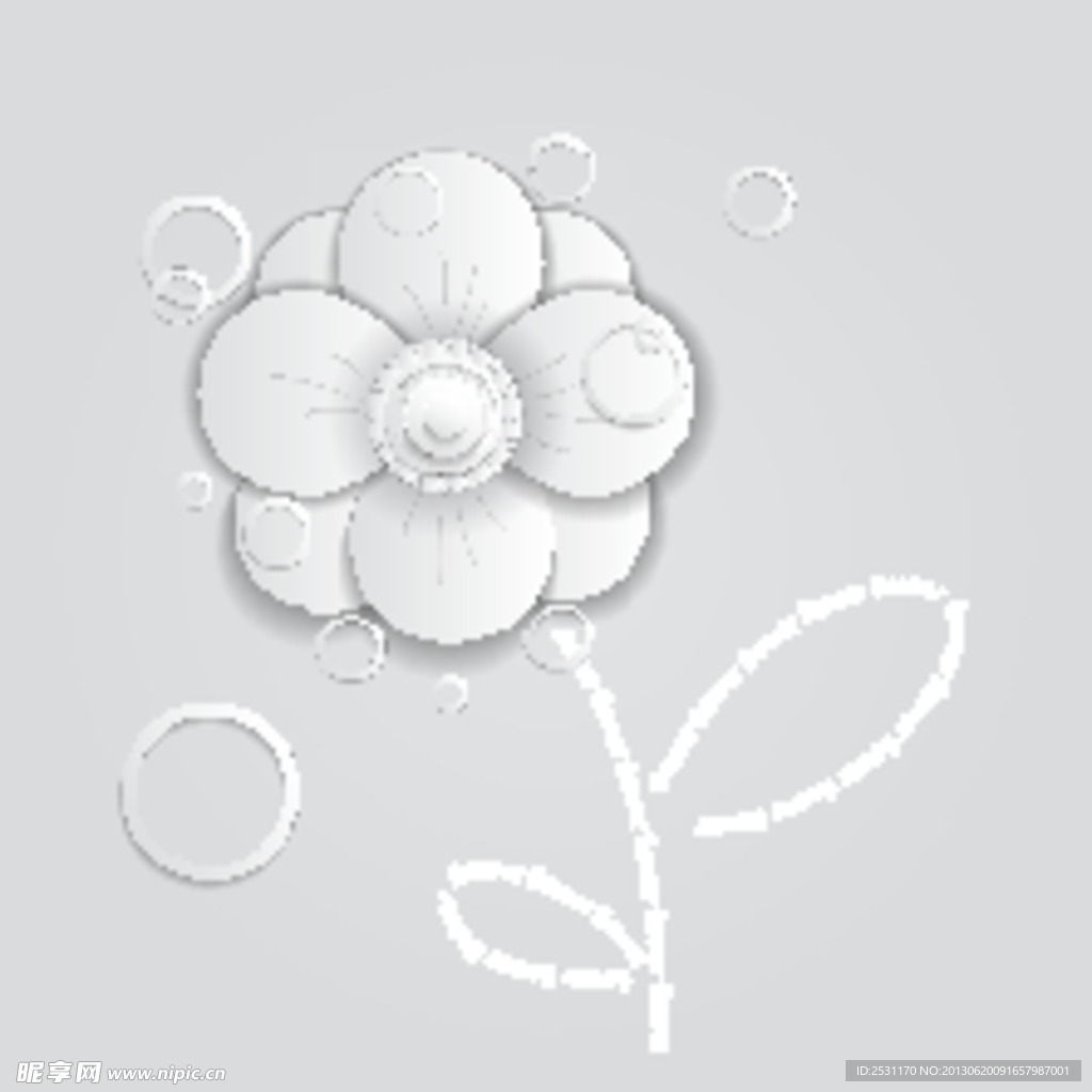 手绘花