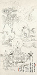 佛道人物白描