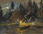 风光油画