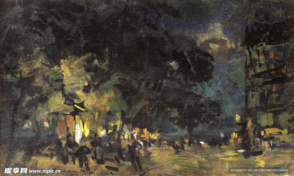 风光油画