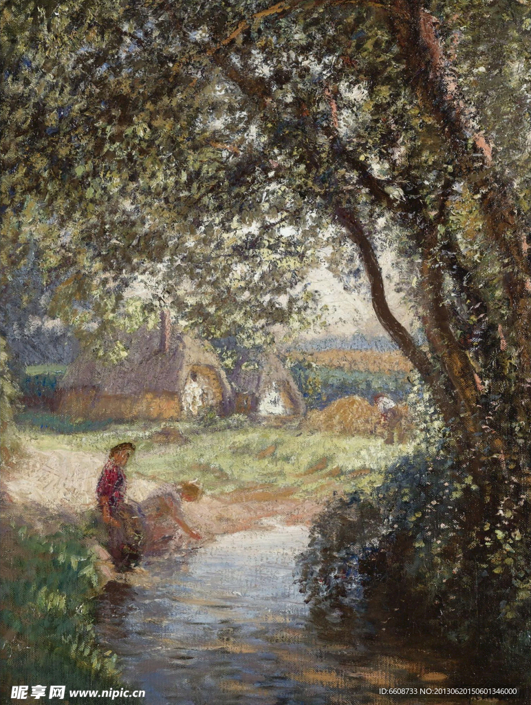 风光油画