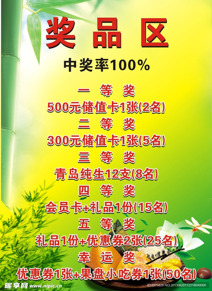 奖励品区
